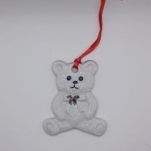 VINTAGE 1993 Bear Christmas Ornament